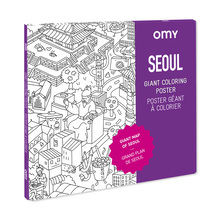 OMY 컬러링 포스터-서울(POS25) by 공식수입원 (주)아이큐박스